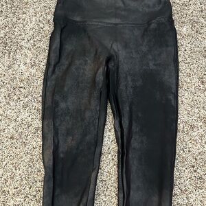 SPANX Shiny Black Kids Leggings